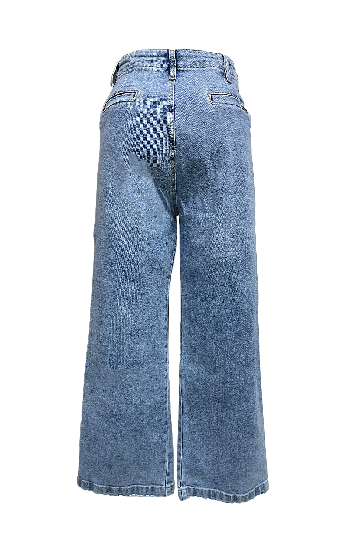 JEANS CULLOTTE TIRO ALTO