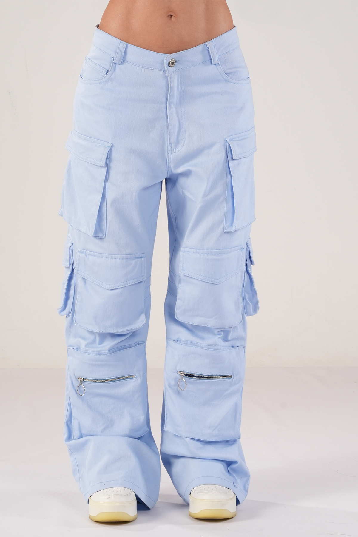 PANTALÓN CARGO TIRO ALTO