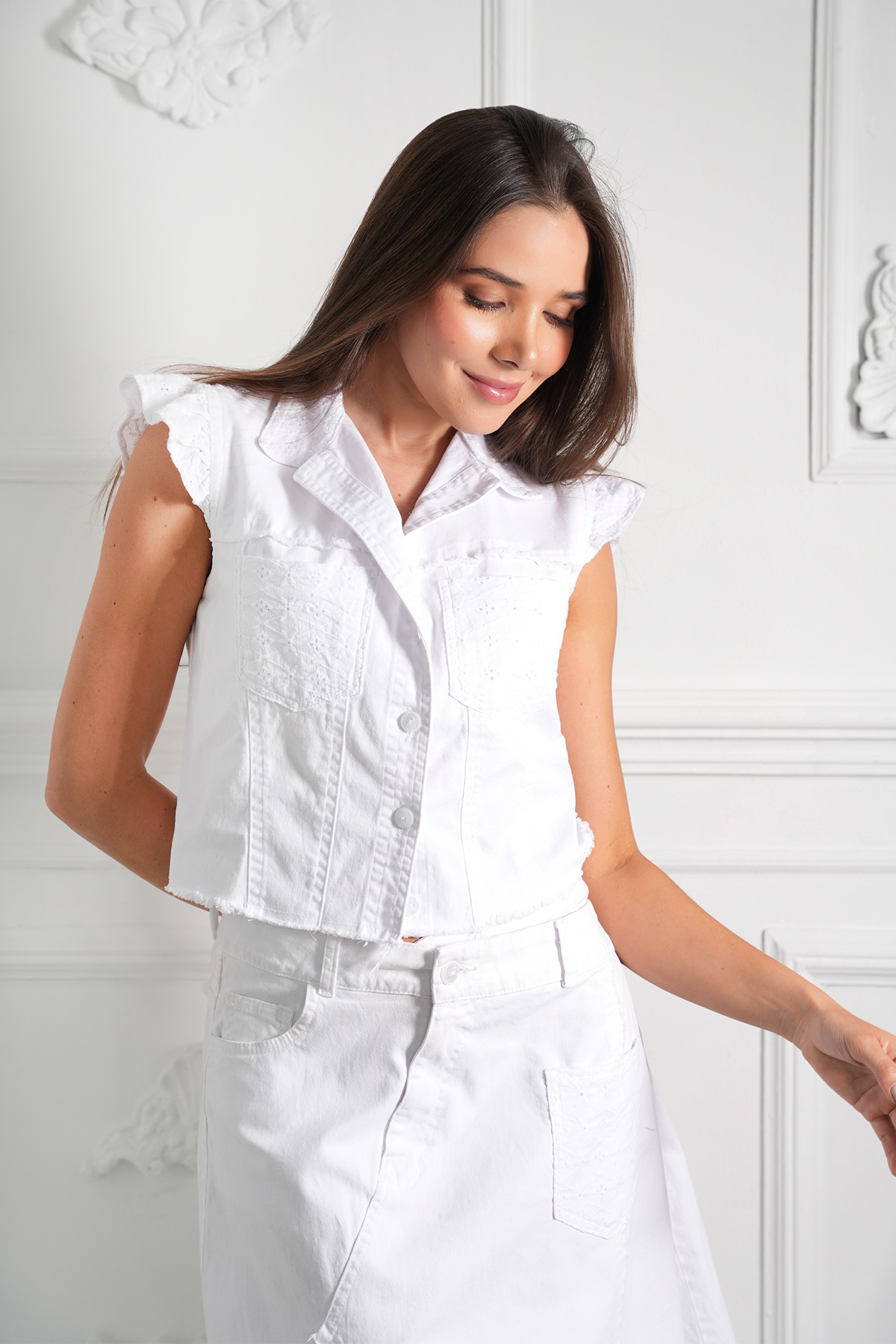 CAMISA SISA CON APLIQUE