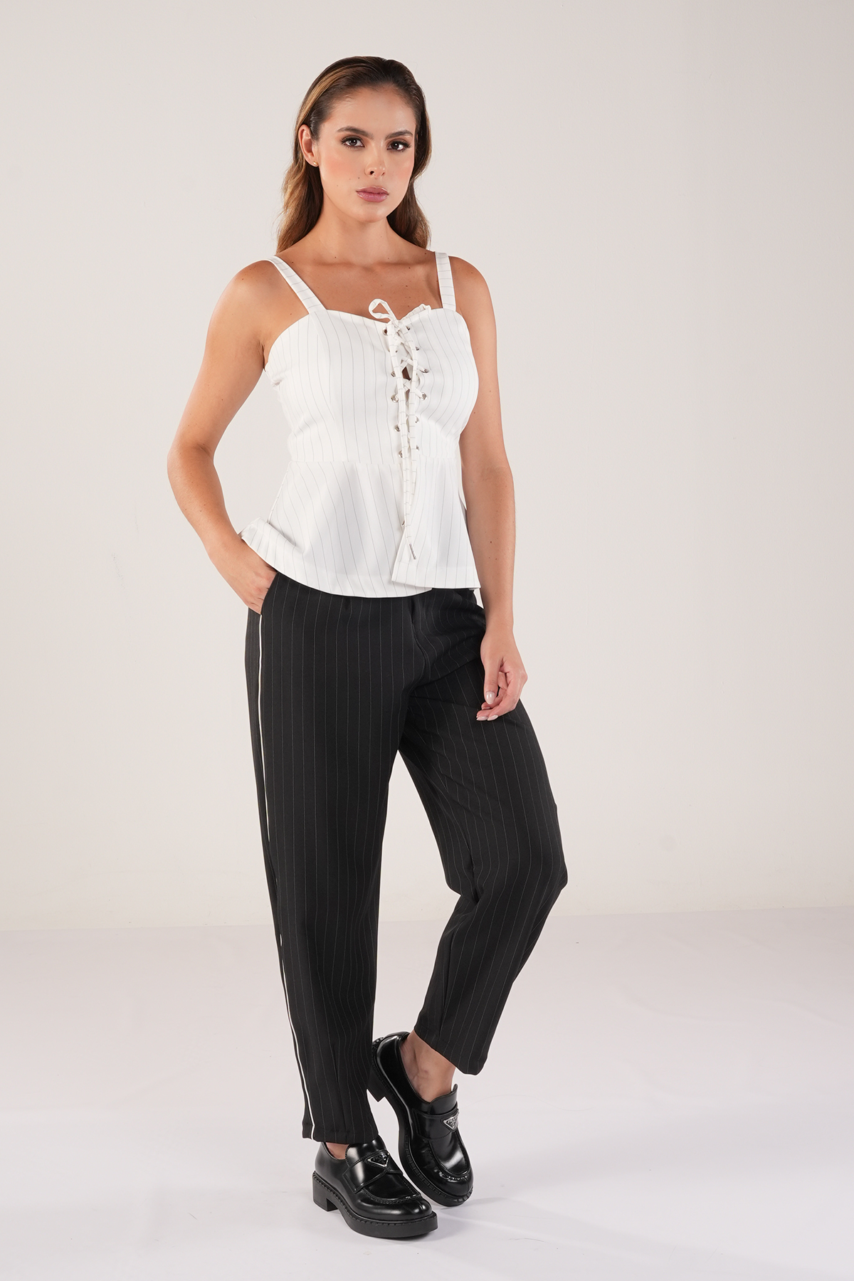 BLUSA BOLERO CORDÓN