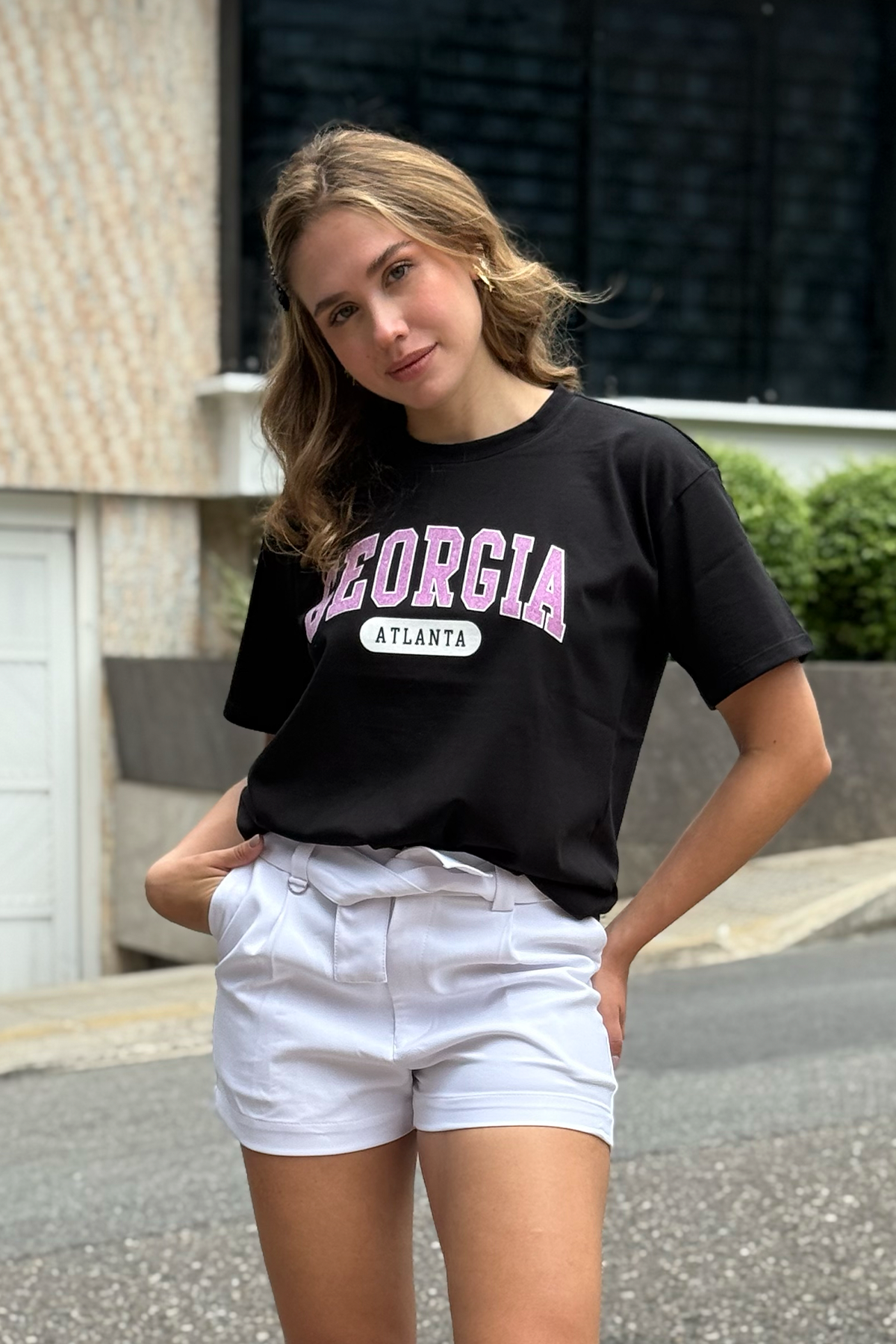 CAMISETA LARGA MANGA CORTA