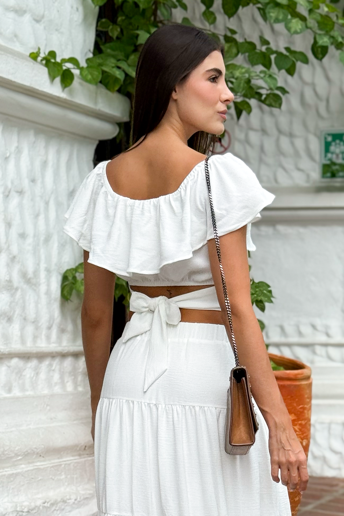 BLUSA CAMPESINA CON FAJA