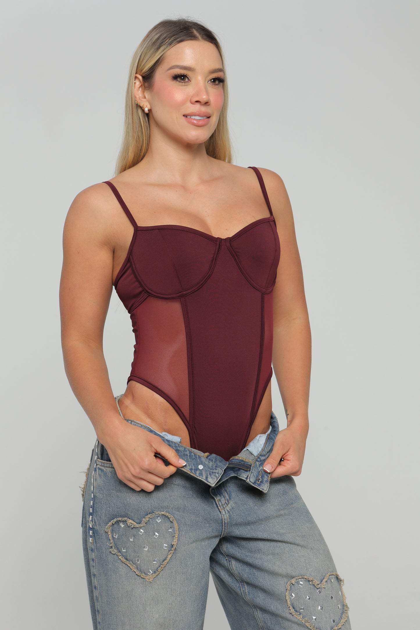 Body Costillero De Cargaderas Ivory, Vino,Negro Skala