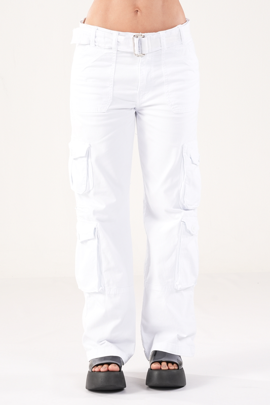 PANTALÓN CARGO CON CORREA