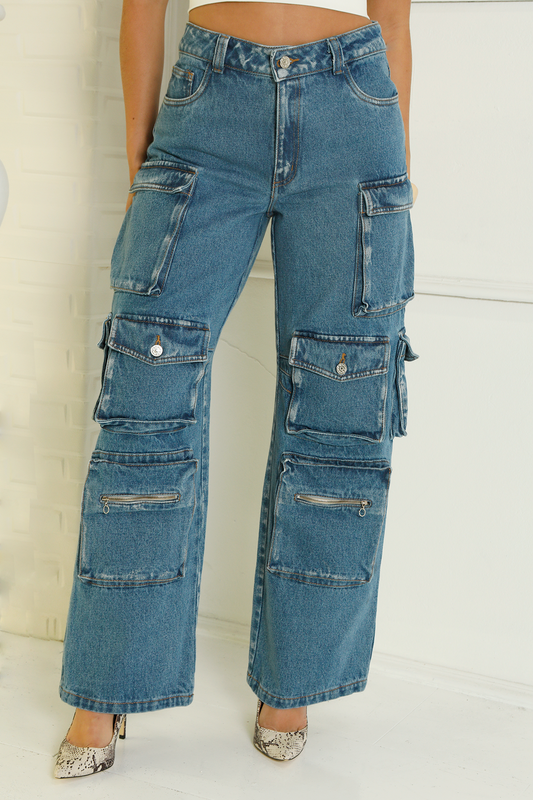 JEAN CARGO TIRO ALTO