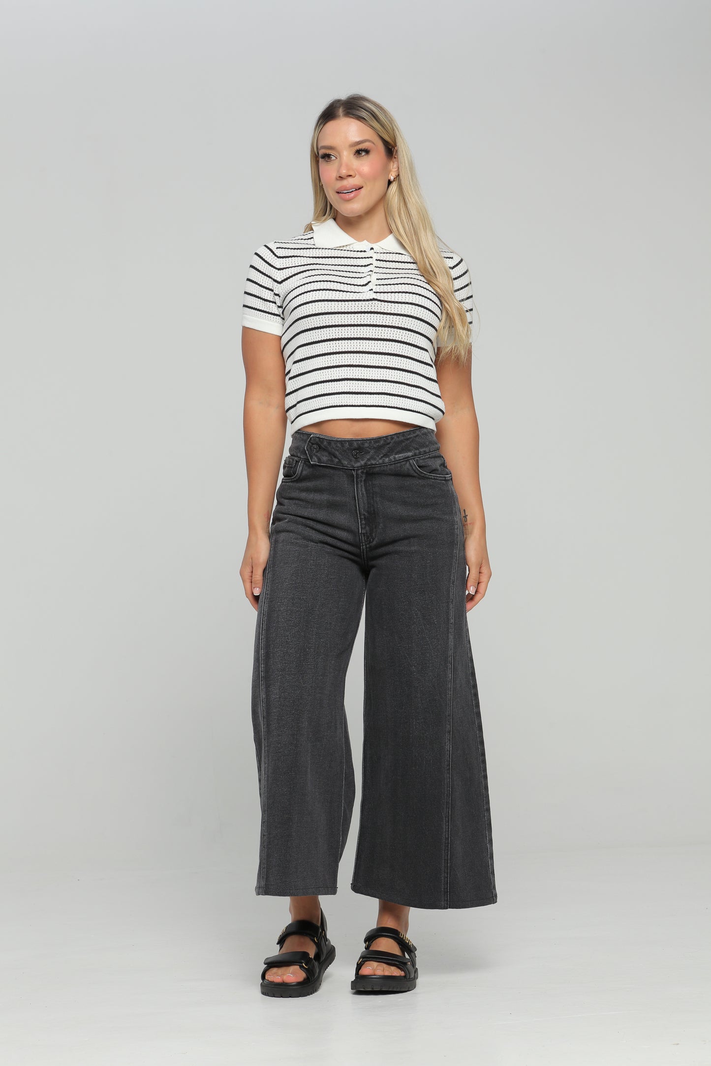 Jean Culotte Pretina Cruzada