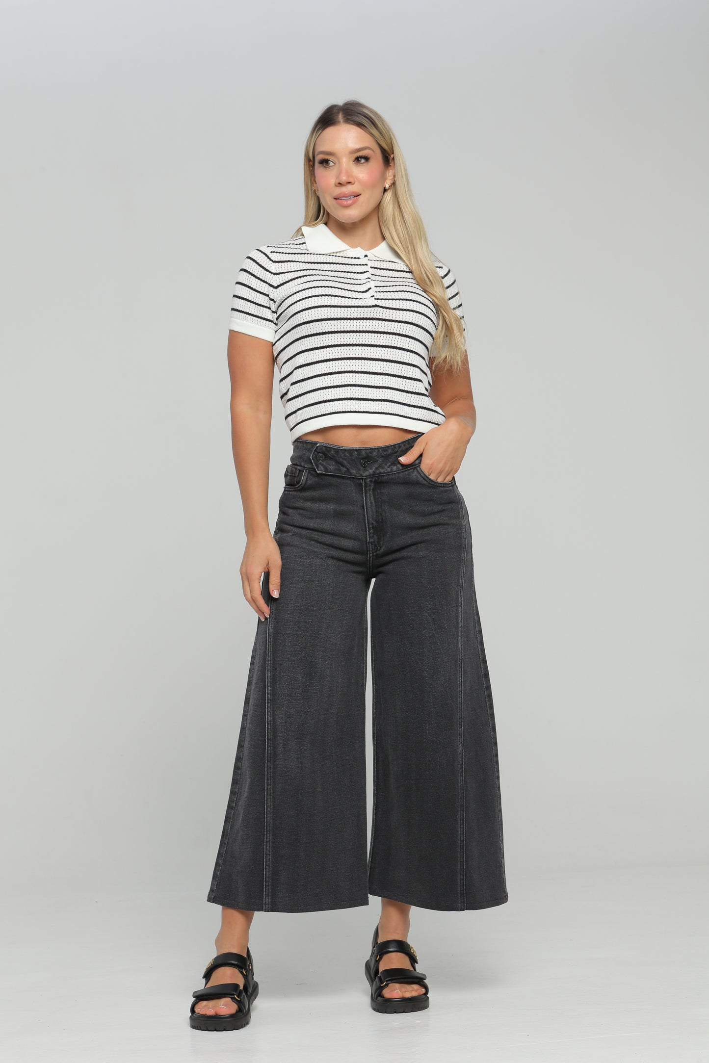 Jean Culotte Pretina Cruzada