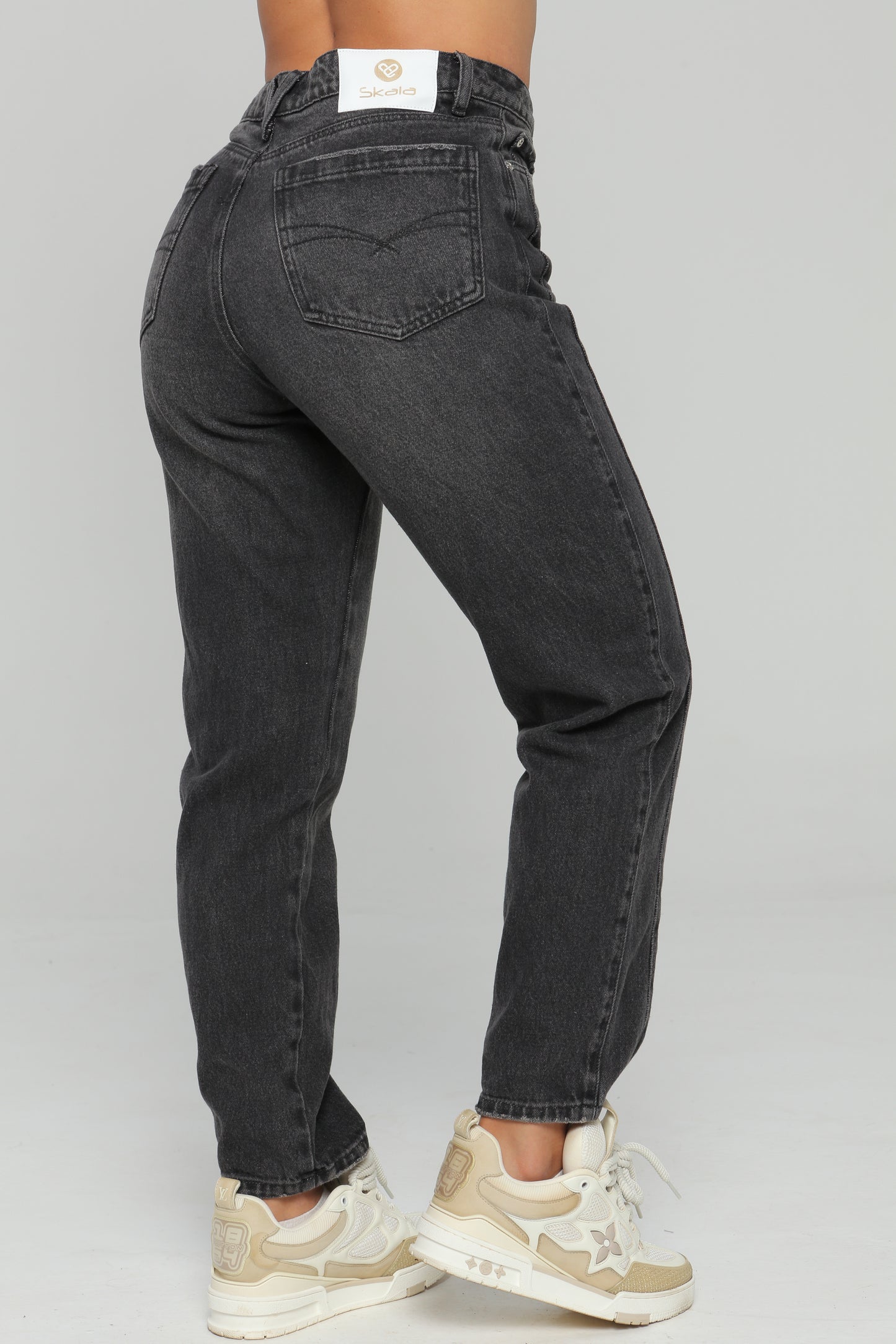 Jean Mom Fit Corte en Frente