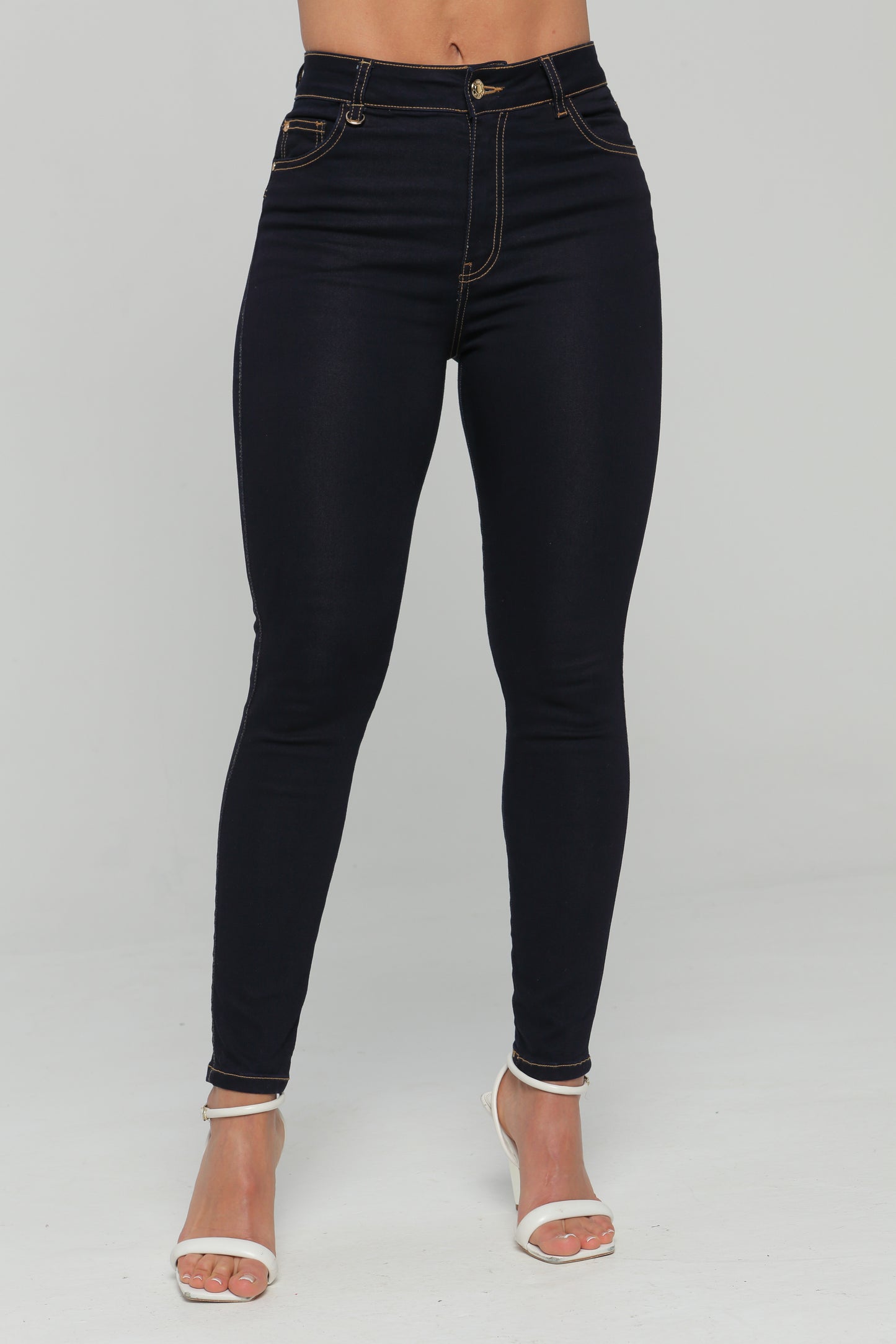 Jean Skinny Tiro Alto