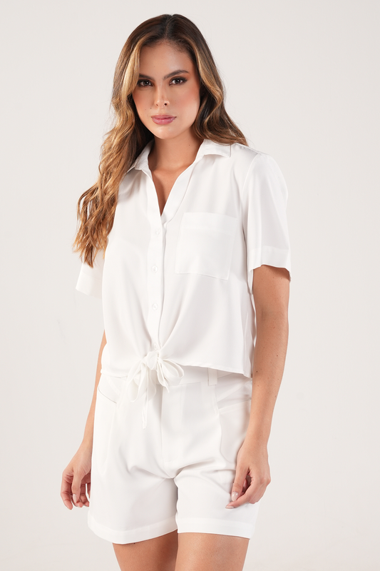 CAMISA MANGA CORTA NUDO