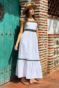 VESTIDO LARGO LINO