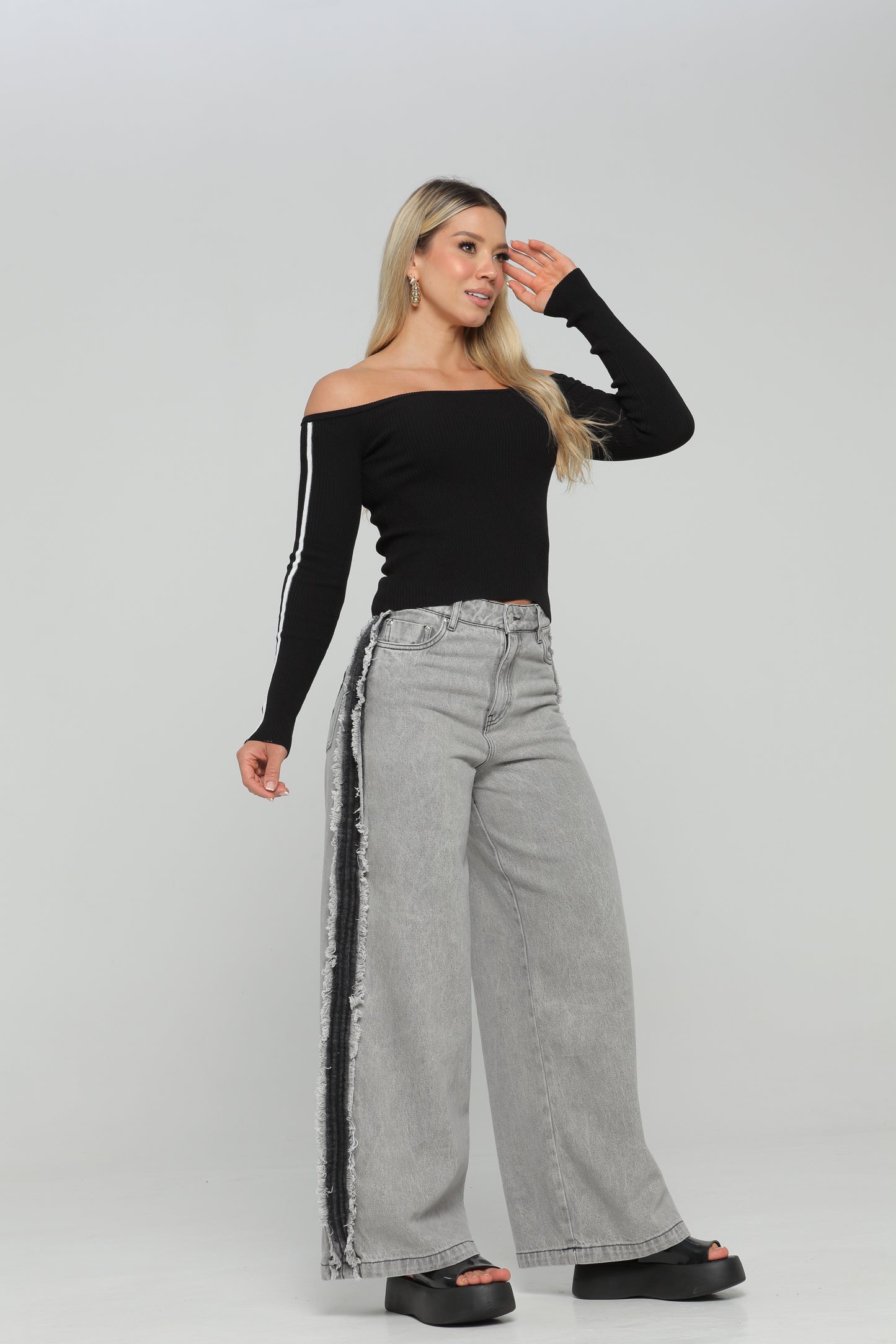 Blusa Bandeja Manga Larga