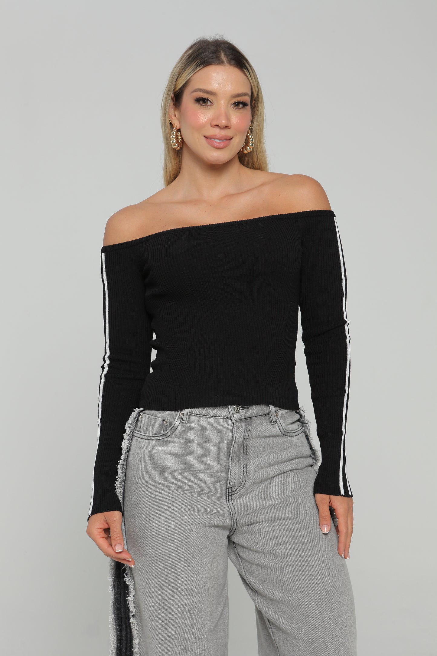 Blusa Bandeja Manga Larga