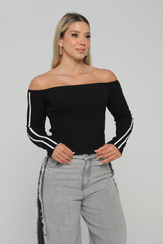 Blusa Bandeja Manga Larga