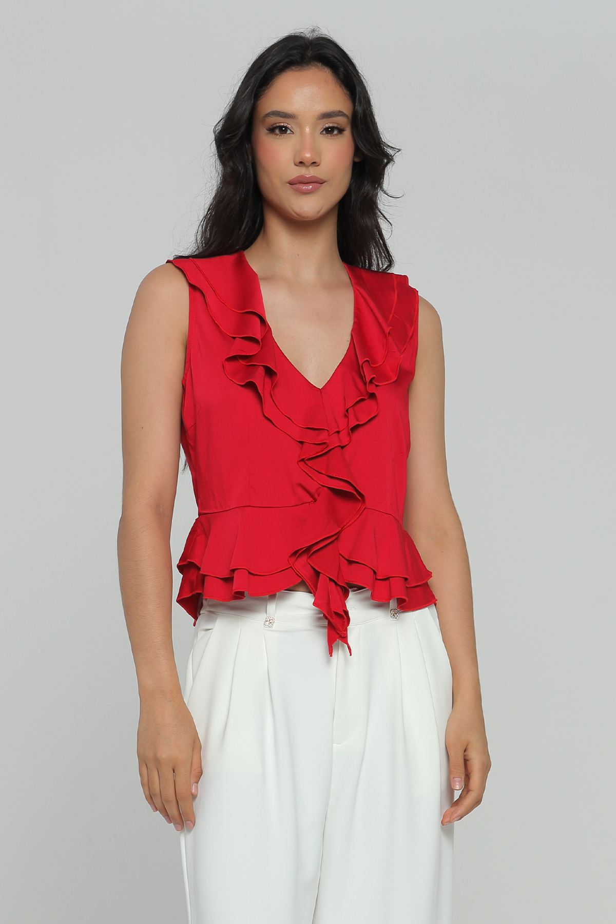 BLUSA DE TIRAS CON BOLERO