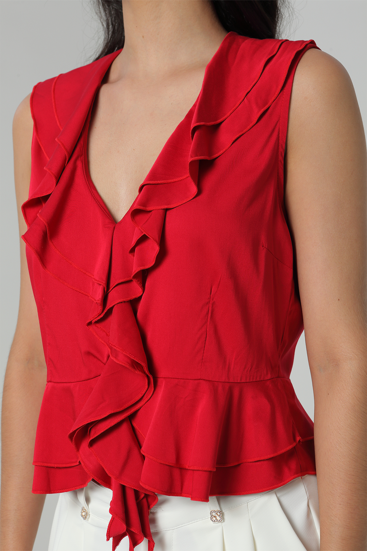 BLUSA DE TIRAS CON BOLERO