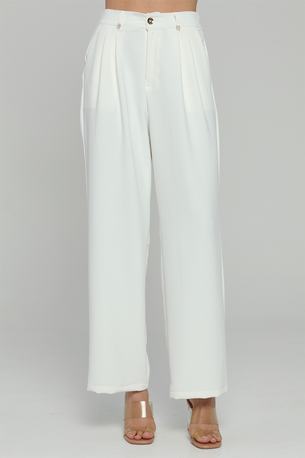 PANTALÓN PINZAS CON RIBETE