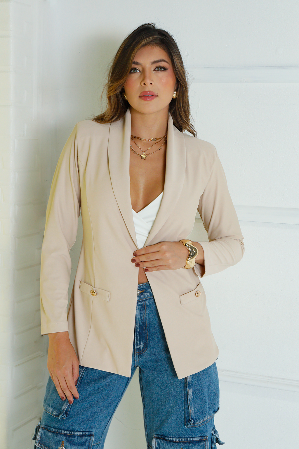 BLAZER MANGA LARGA