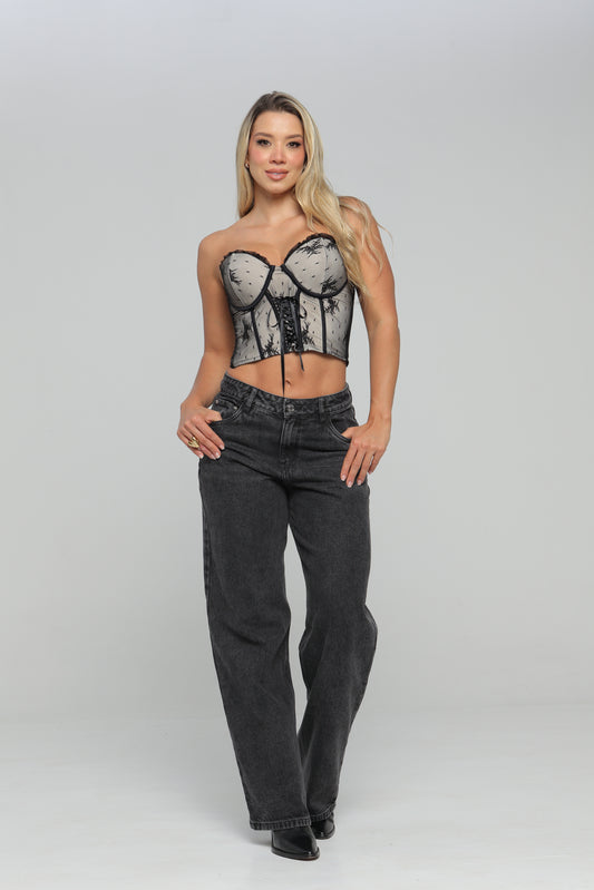 Crop Top de Copas