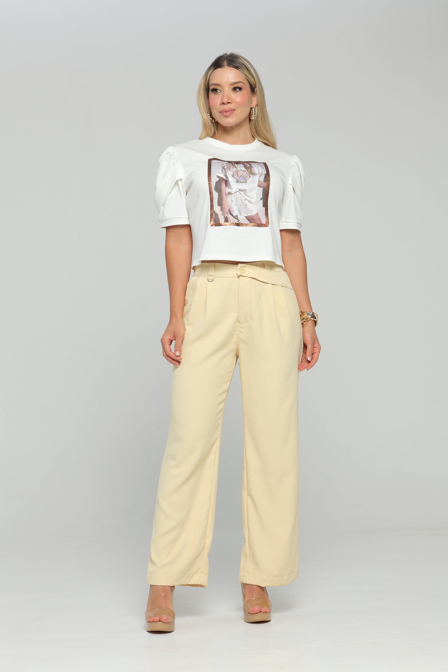 Pantalón Bota Recta Doble Pretina