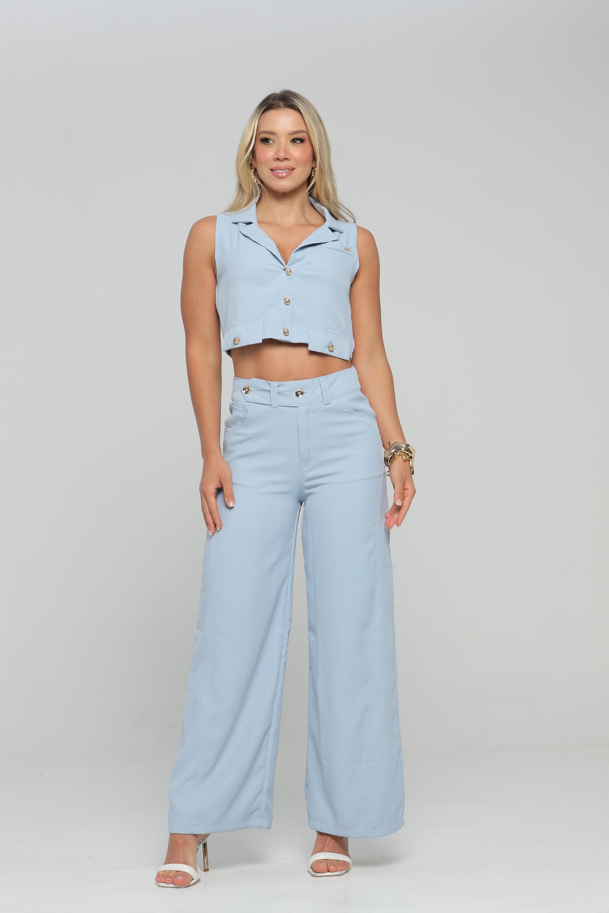 Chaleco Corto Cuello Smoking