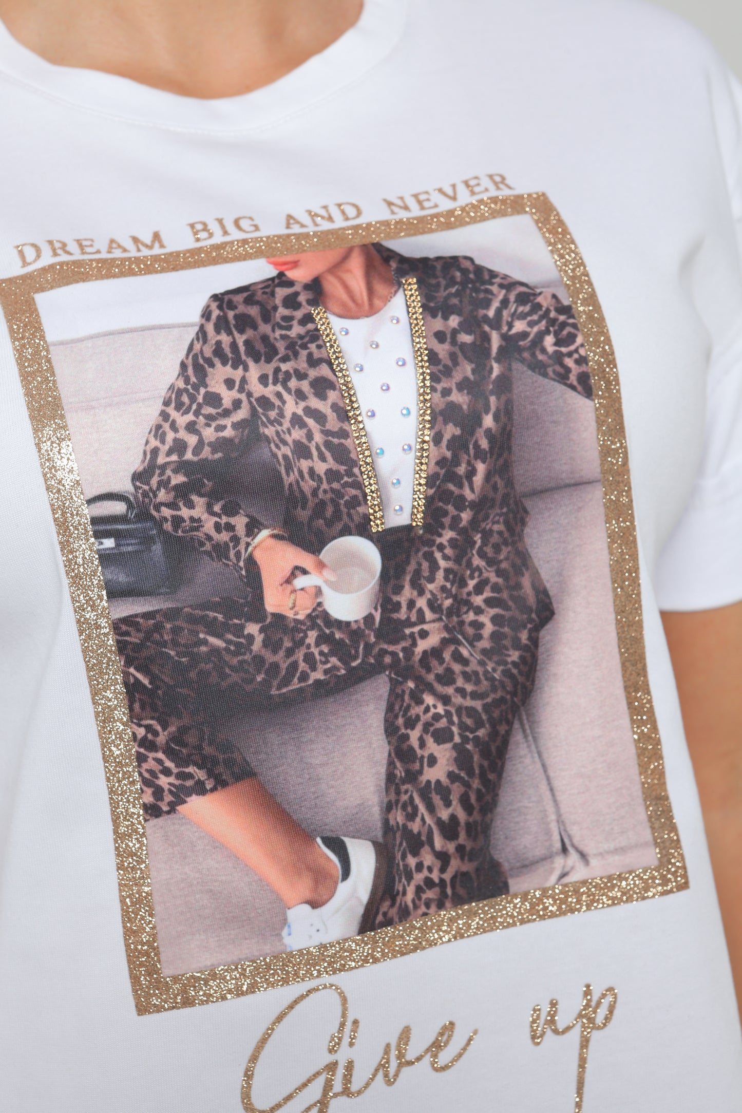 Blusa Manga Corta con Estampado