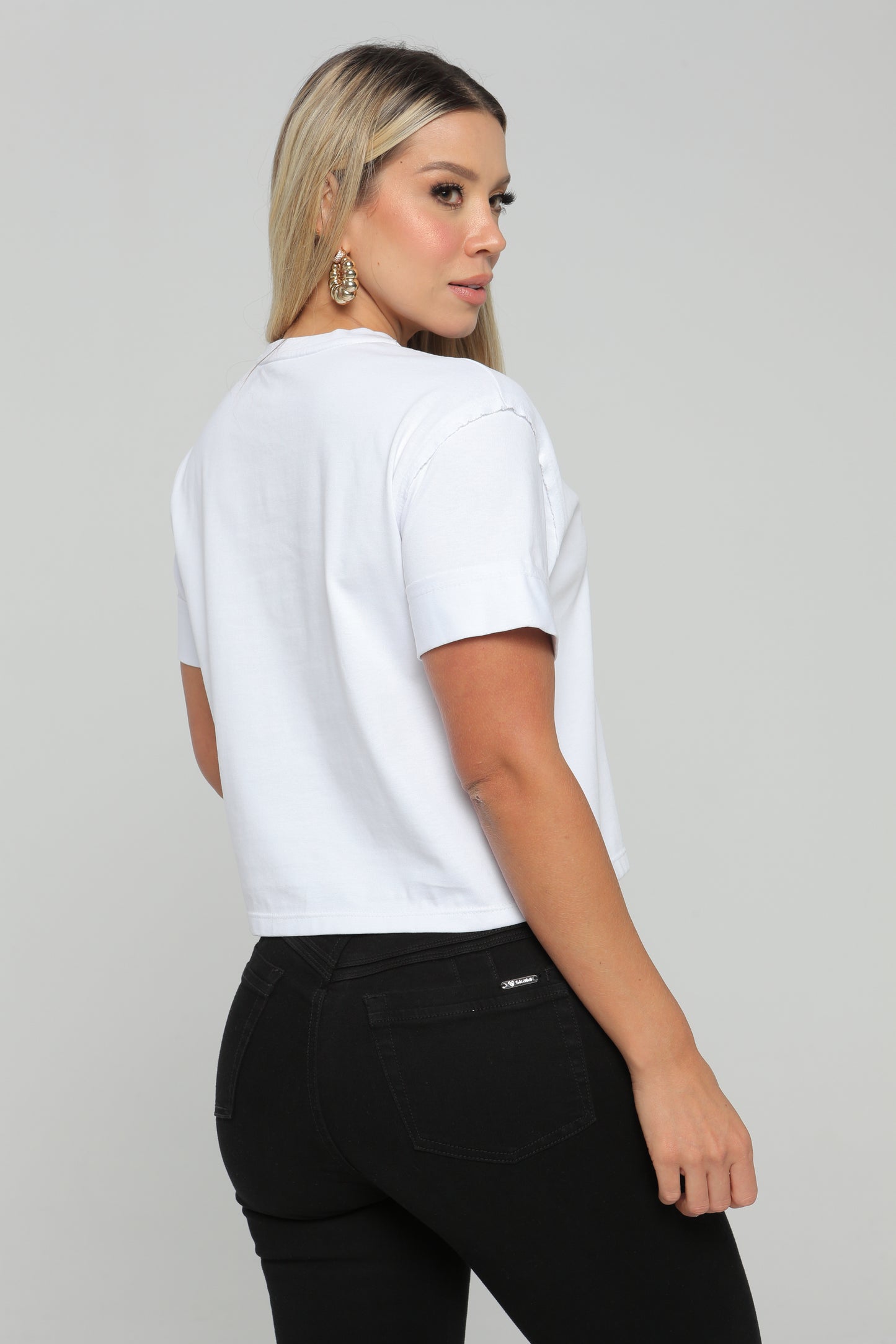 Blusa Manga Corta con Estampado