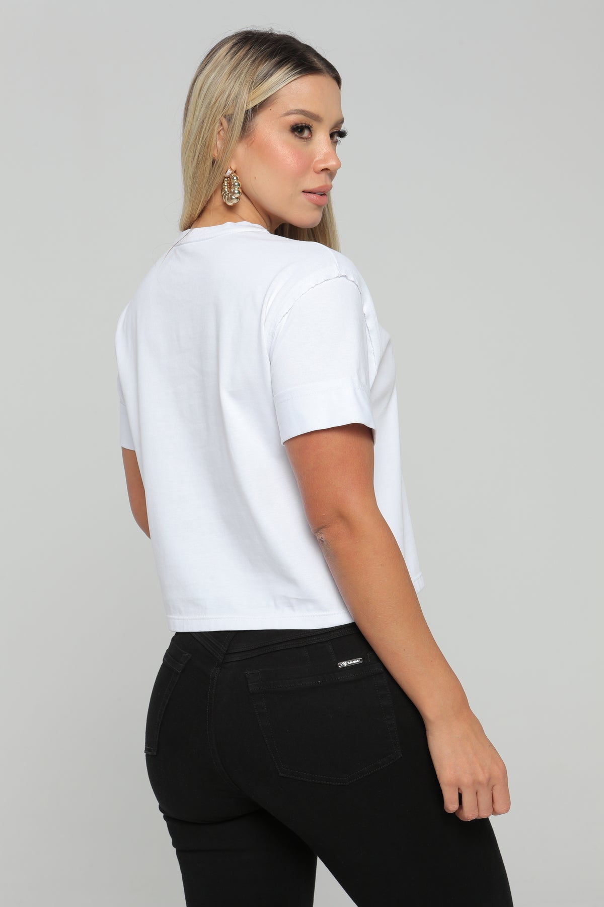 Blusa Manga Corta con Estampado