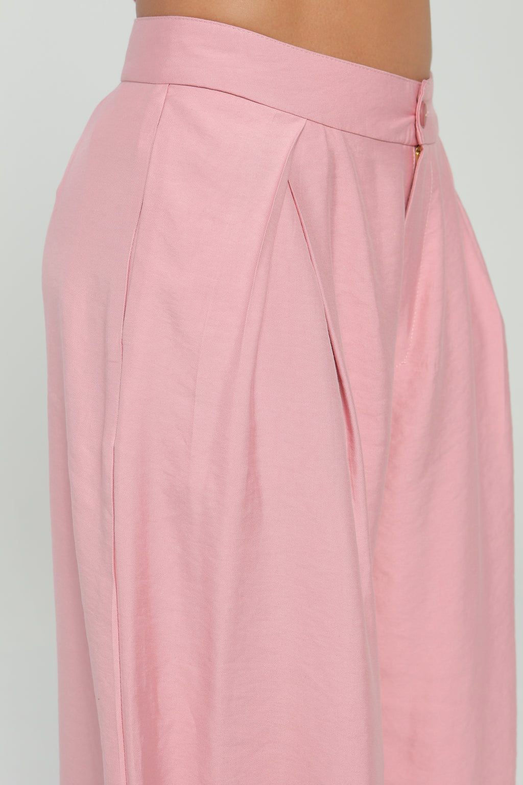 Pantalón Palazzo con Prenses en Costados