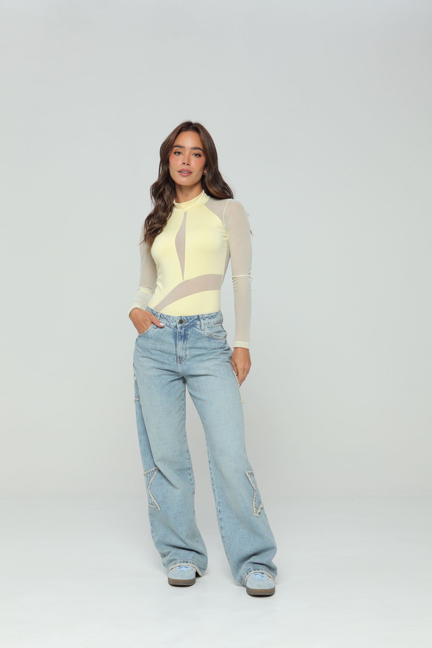 Body con transparencia en frente y espalda