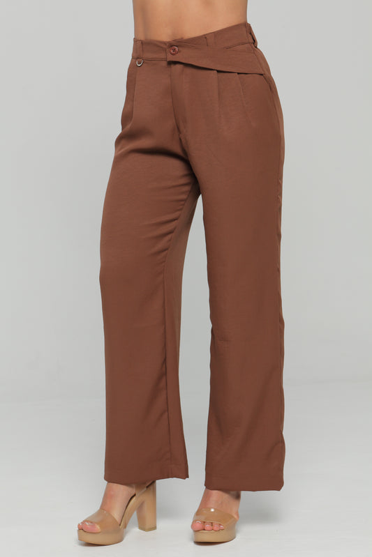PANTALÓN TIRO ALTO DE PINZAS
