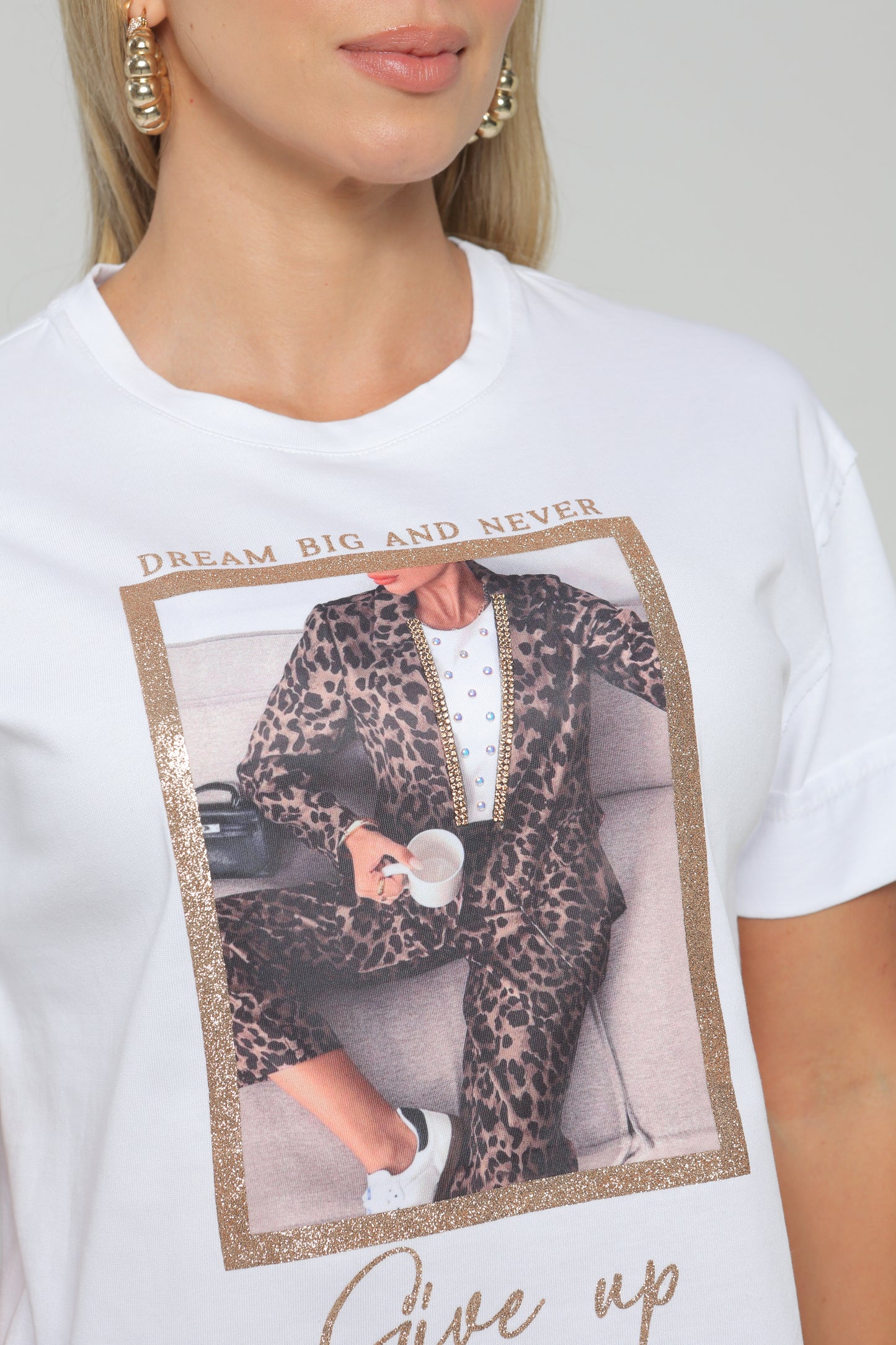 Blusa Manga Corta con Estampado